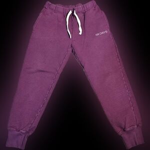 Kids Girls Purple, Organic CottonJoggers by For Days Size Small